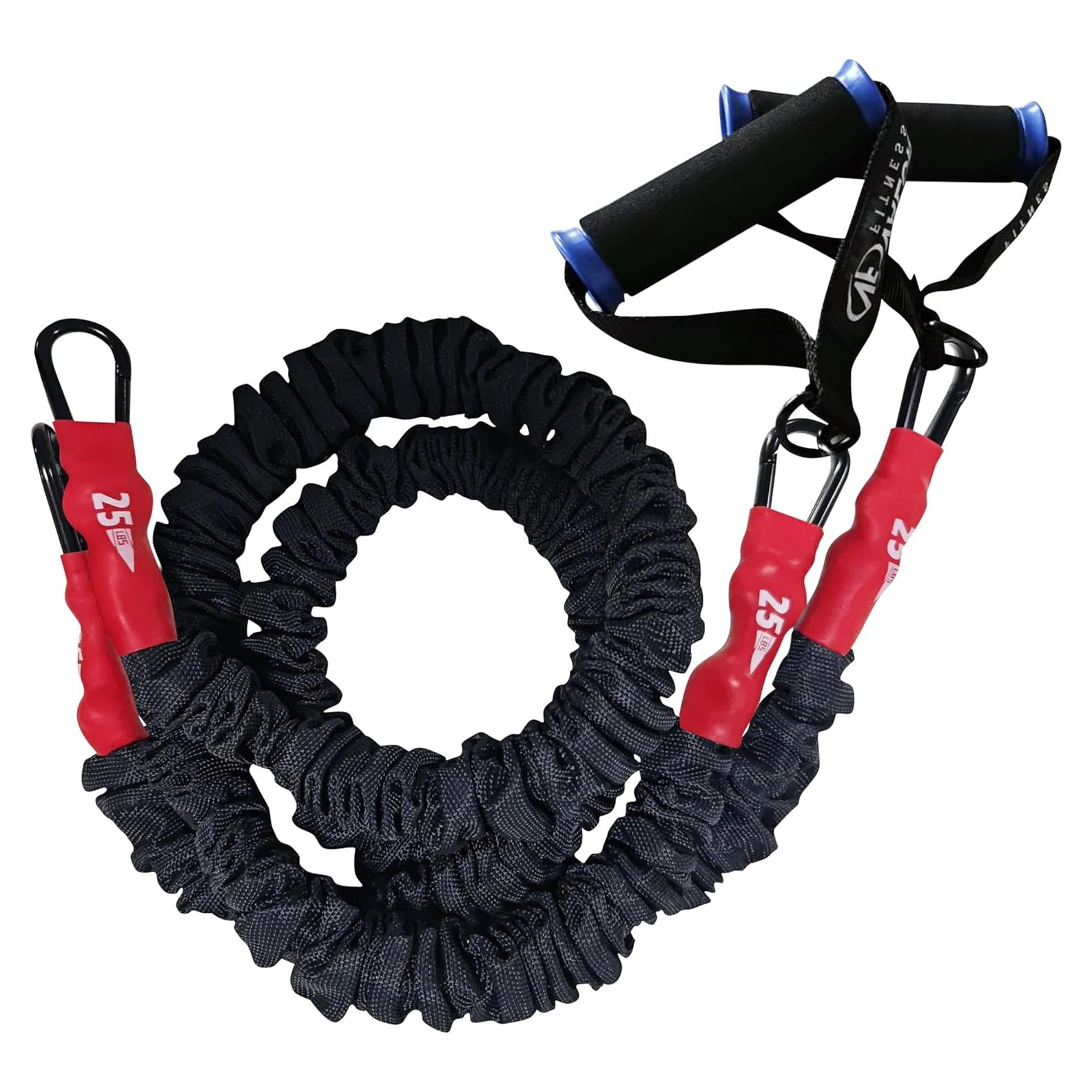 Bandas de Resistencia Valor Fitness 25 lb con Mangos