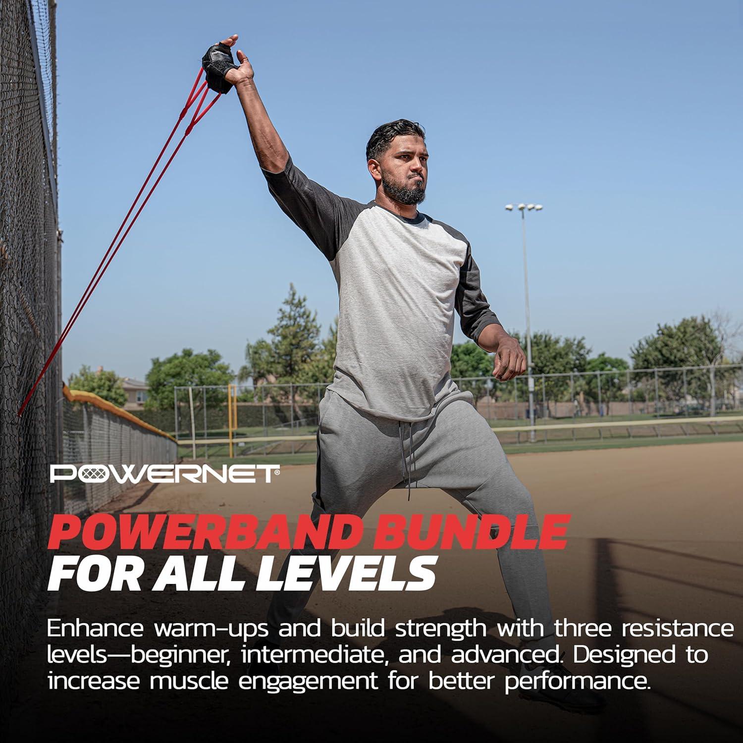 Bandas de Resistencia PowerNet para Brazo - 3 Niveles