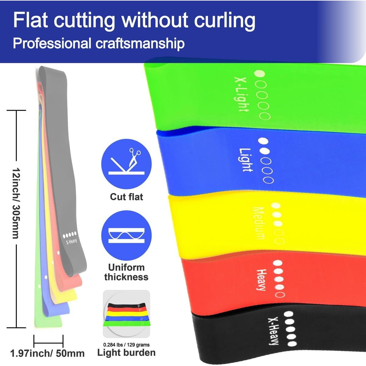 Bandas de Ejercicio de Resistencia Goliton 5 Niveles 30,48 cm