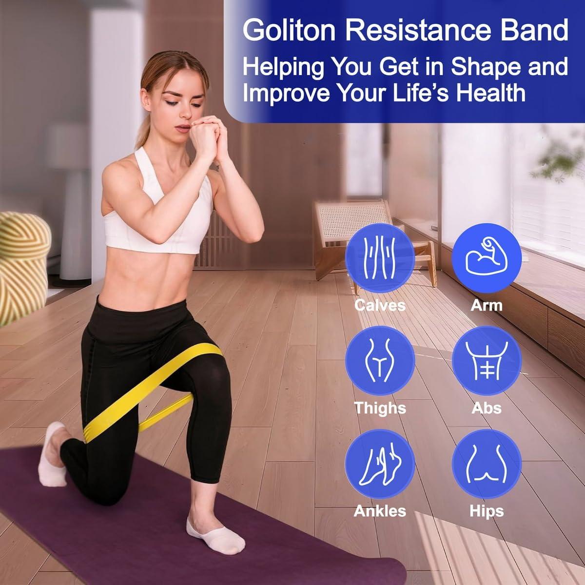 Bandas de Ejercicio de Resistencia Goliton 5 Niveles 30,48 cm