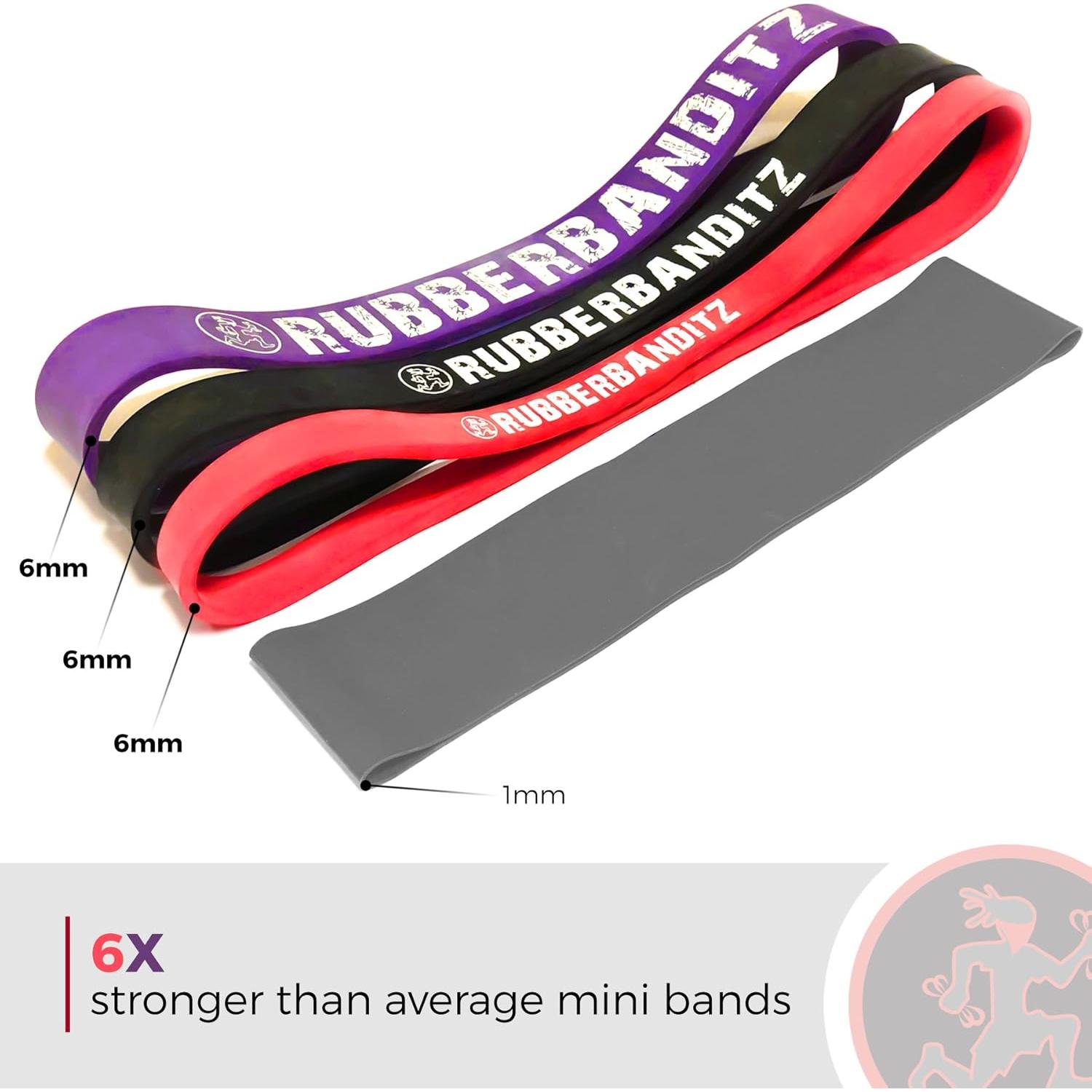 Bandas de Resistencia Rubberbanditz 5-100 lbs para Glúteos