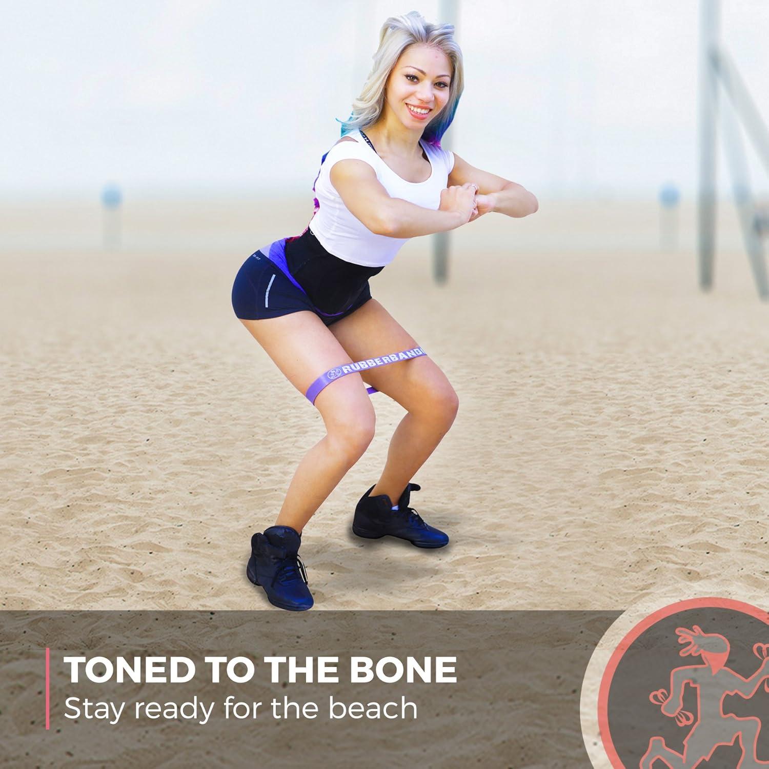 Bandas de Resistencia Rubberbanditz 5-100 lbs para Glúteos