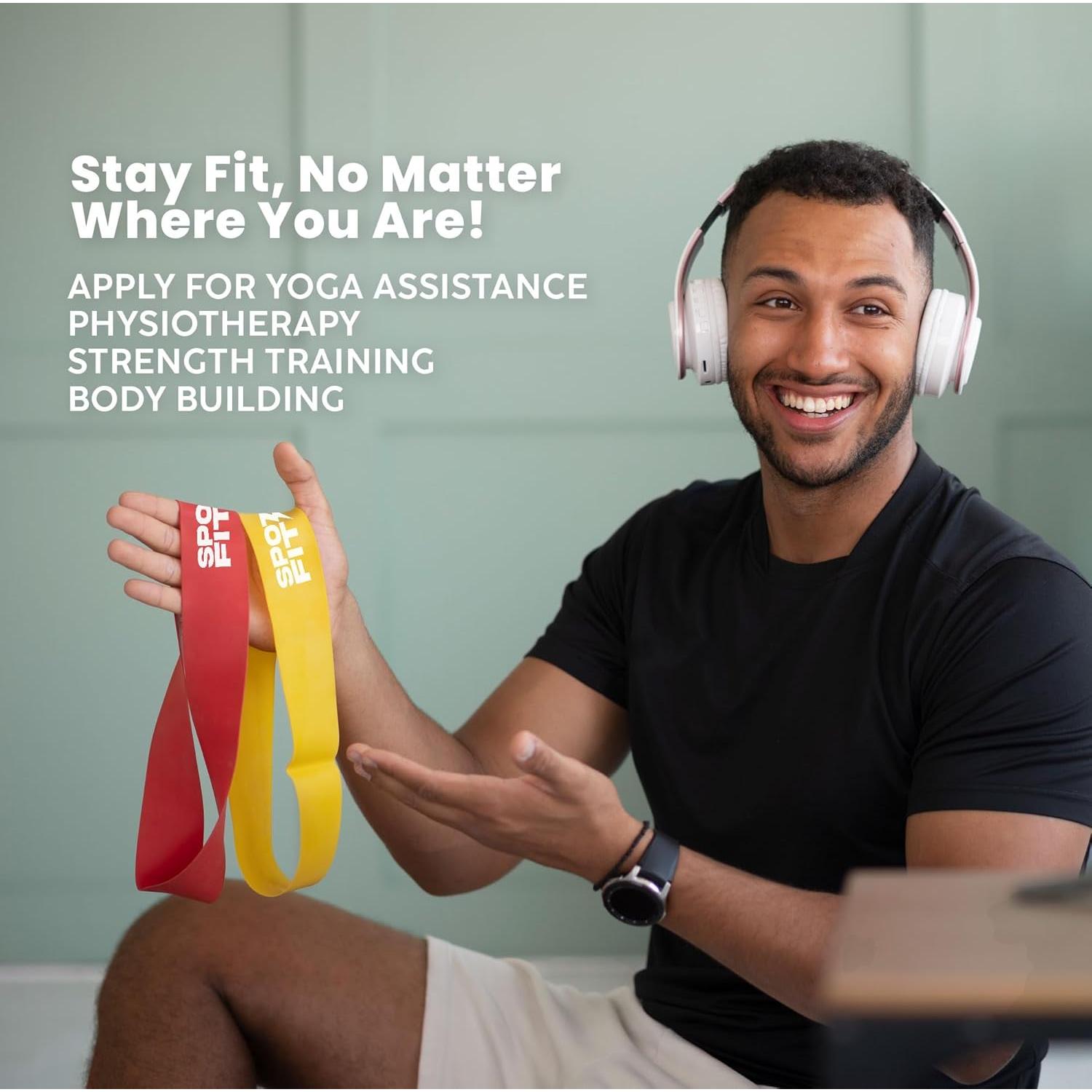 Bandas de Resistencia SpotFit 5 Niveles con Bolsa de Transporte