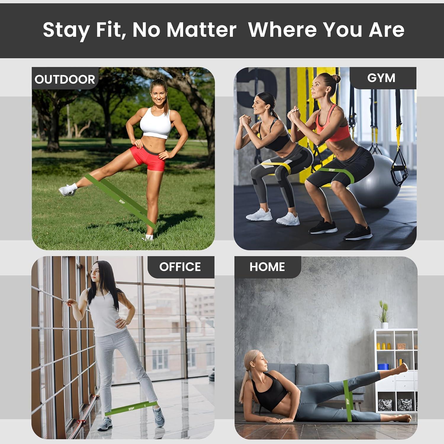 Bandas de Resistencia SpotFit 5 Niveles con Bolsa de Transporte