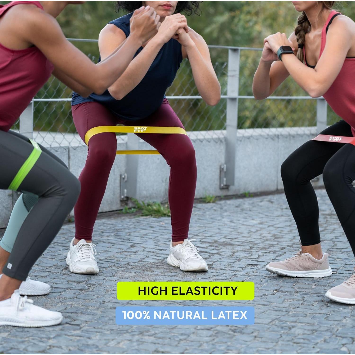 Bandas de Resistencia SpotFit 5 Niveles con Bolsa de Transporte