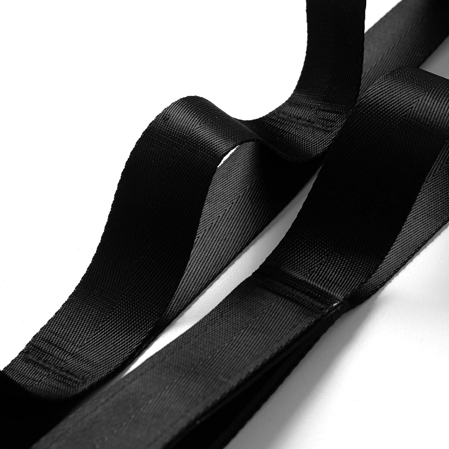 Estirador de pies y pantorrillas Gymreapers - Nylon, Negro