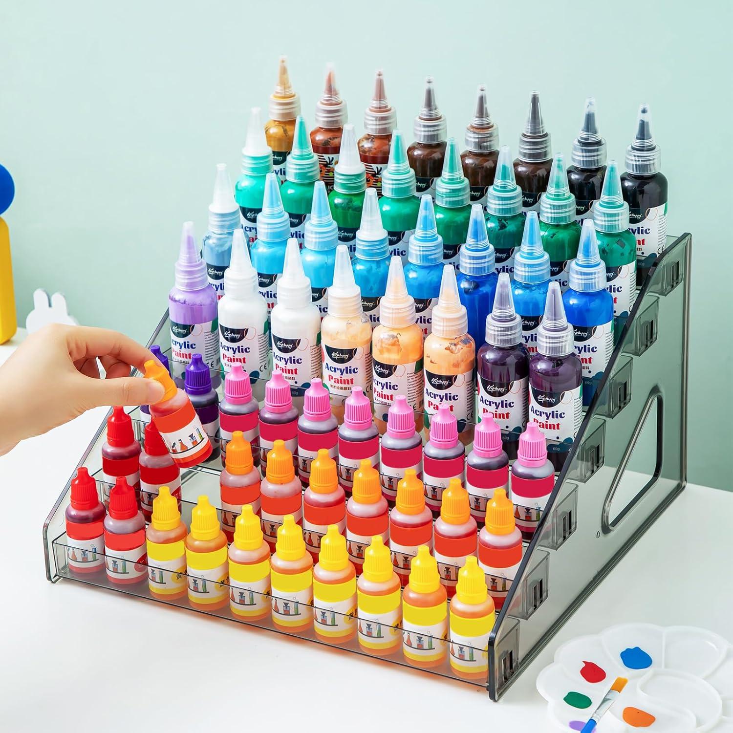 Organizador de Pintura Acrílica Cocheetah 7 Niveles Transparente