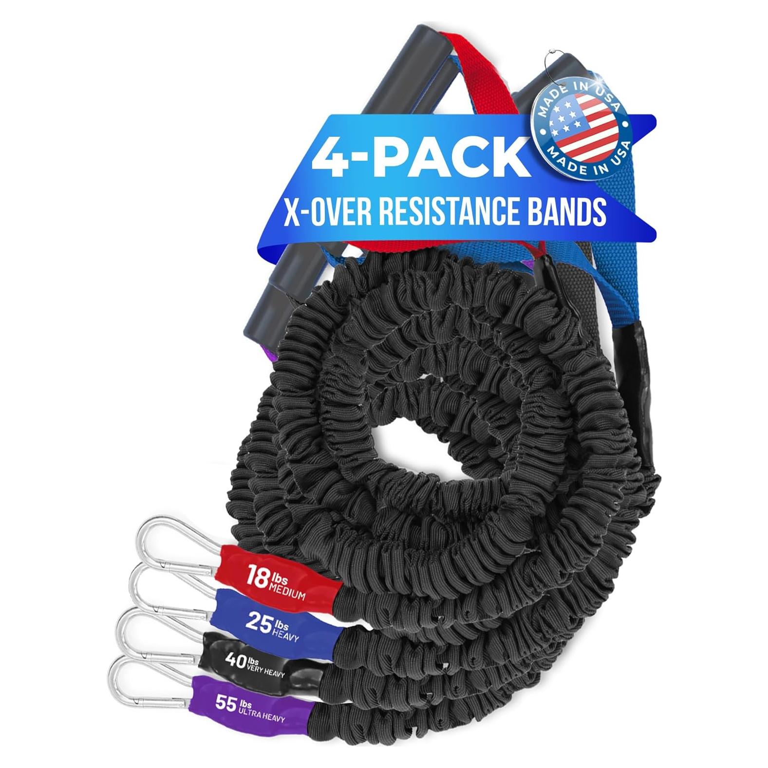 Bandas de Resistencia FITCORD X-Over - 4 Niveles 8-55kg