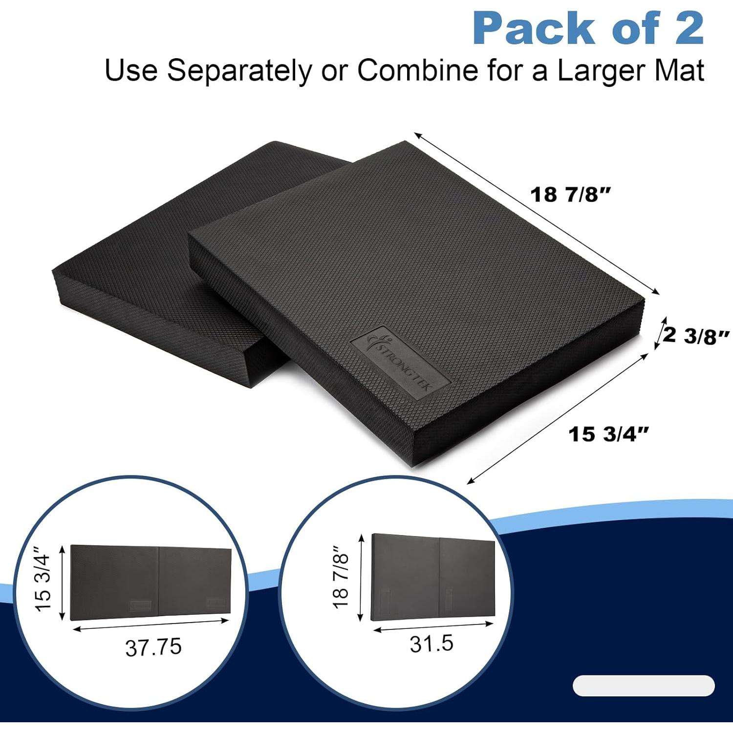 Almohadilla de Equilibrio StrongTek TPE Extra Ancha 2 Pzas