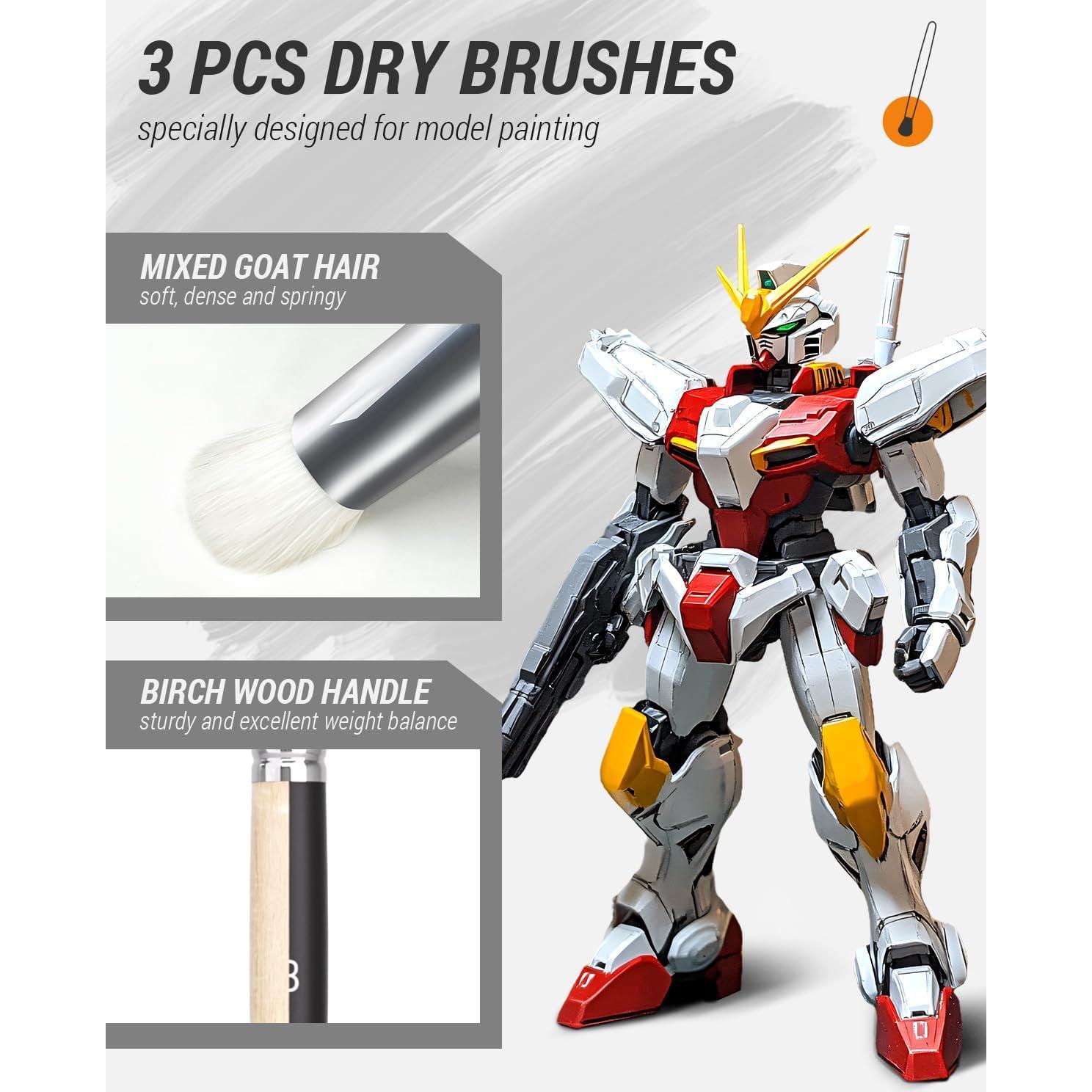 Juego de Pinceles de Pintura Nicpro - Set de 12 Pinceles