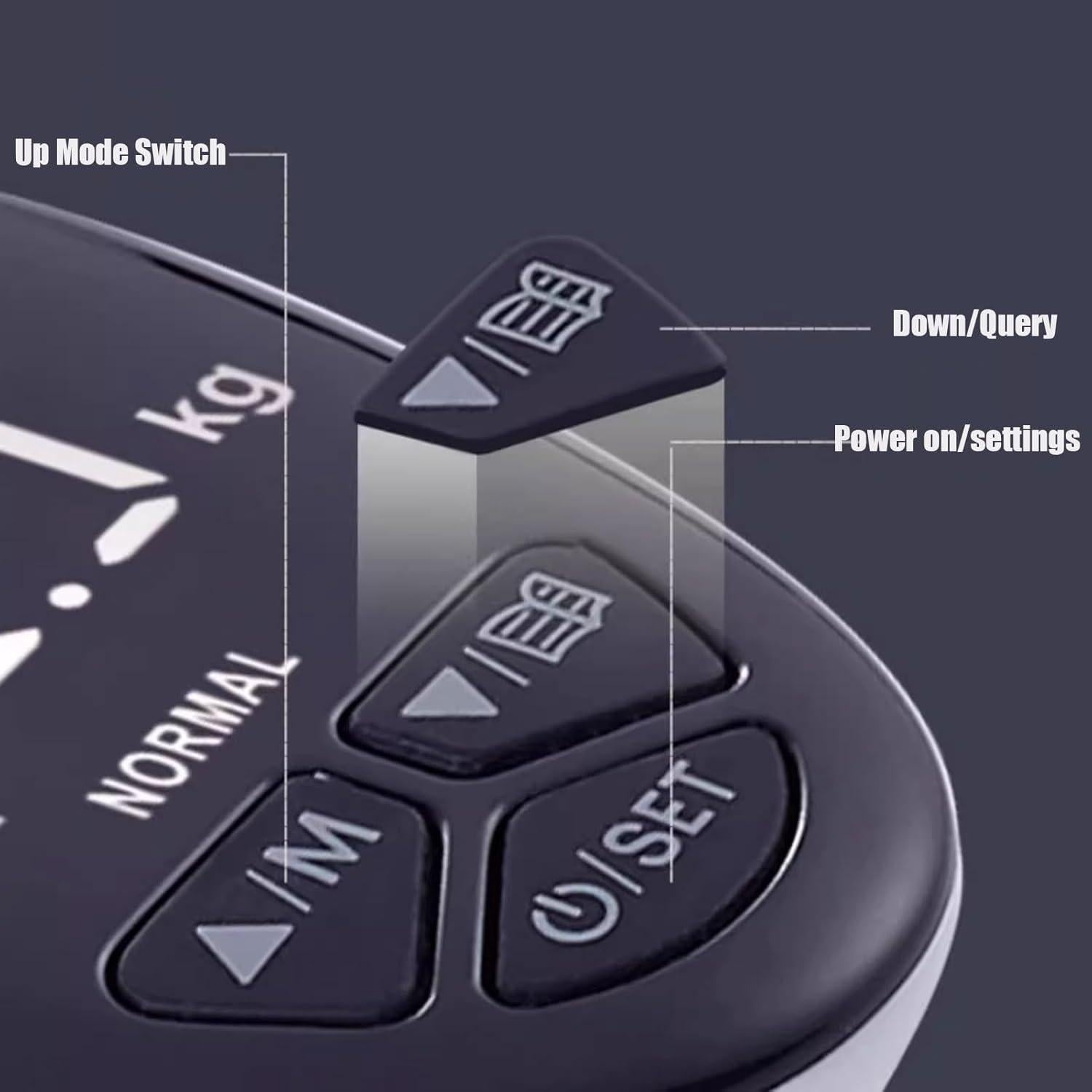 Dinamómetro de Fuerza de Agarre Eléctrico Brrnoo LED