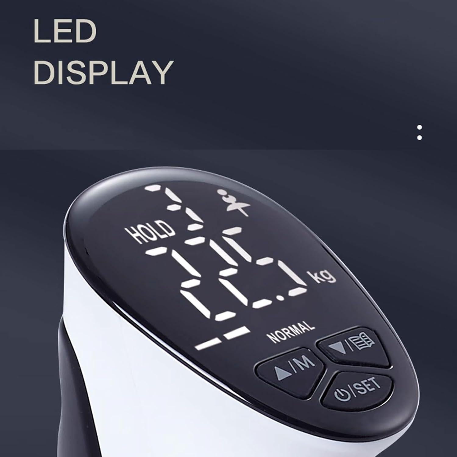 Dinamómetro de Fuerza de Agarre Eléctrico Brrnoo LED