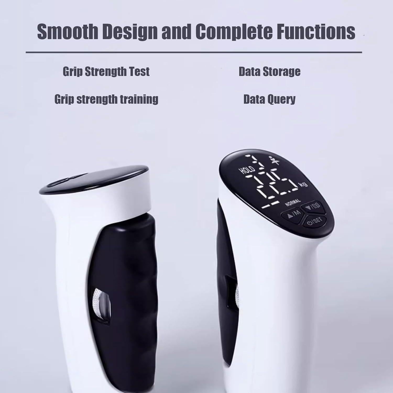 Dinamómetro de Fuerza de Agarre Eléctrico Brrnoo LED