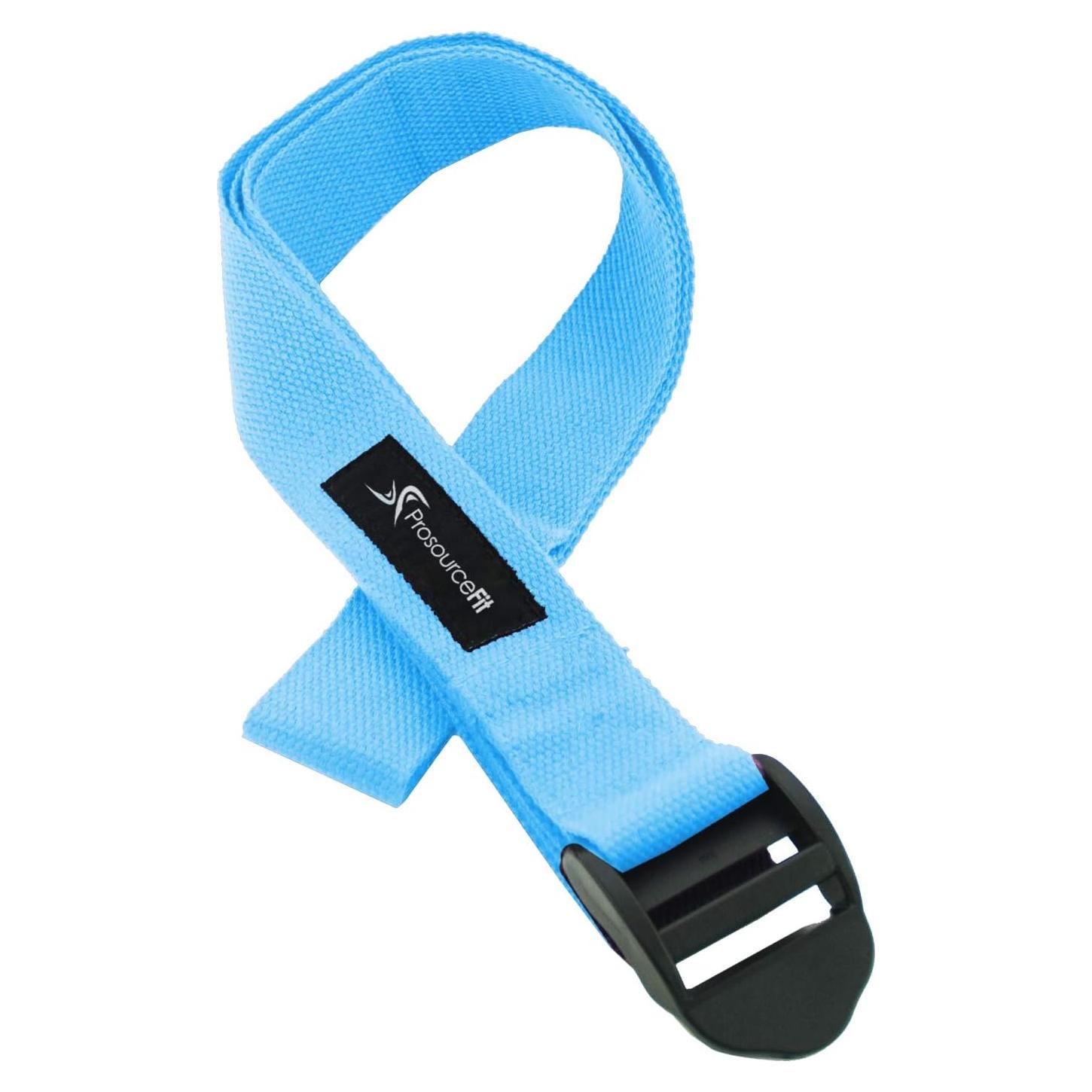 Correa de Yoga ProsourceFit Algodón 8 pies Aqua