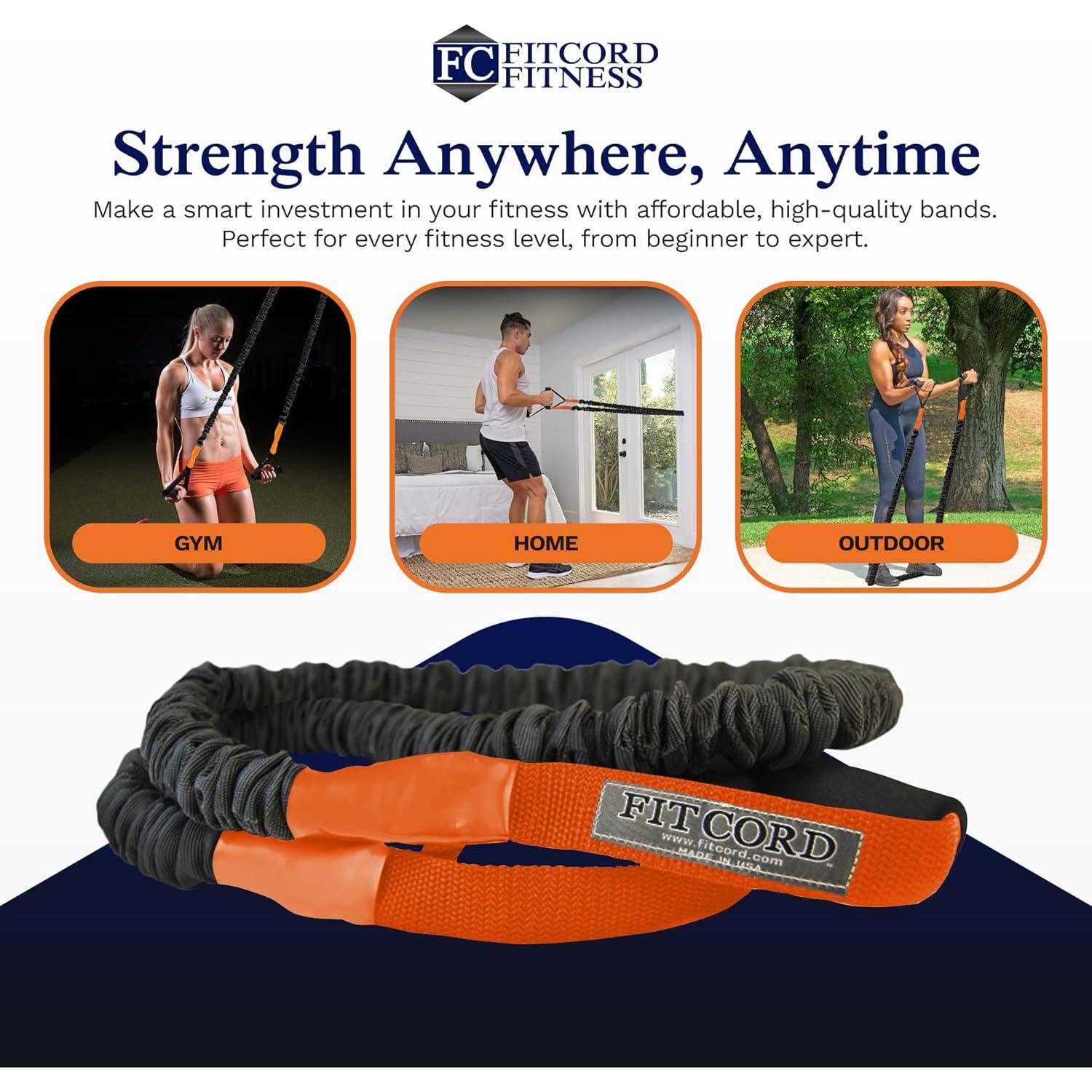 Banda de Resistencia FitCord 3,18 kg Muy Ligera - Ejercicio