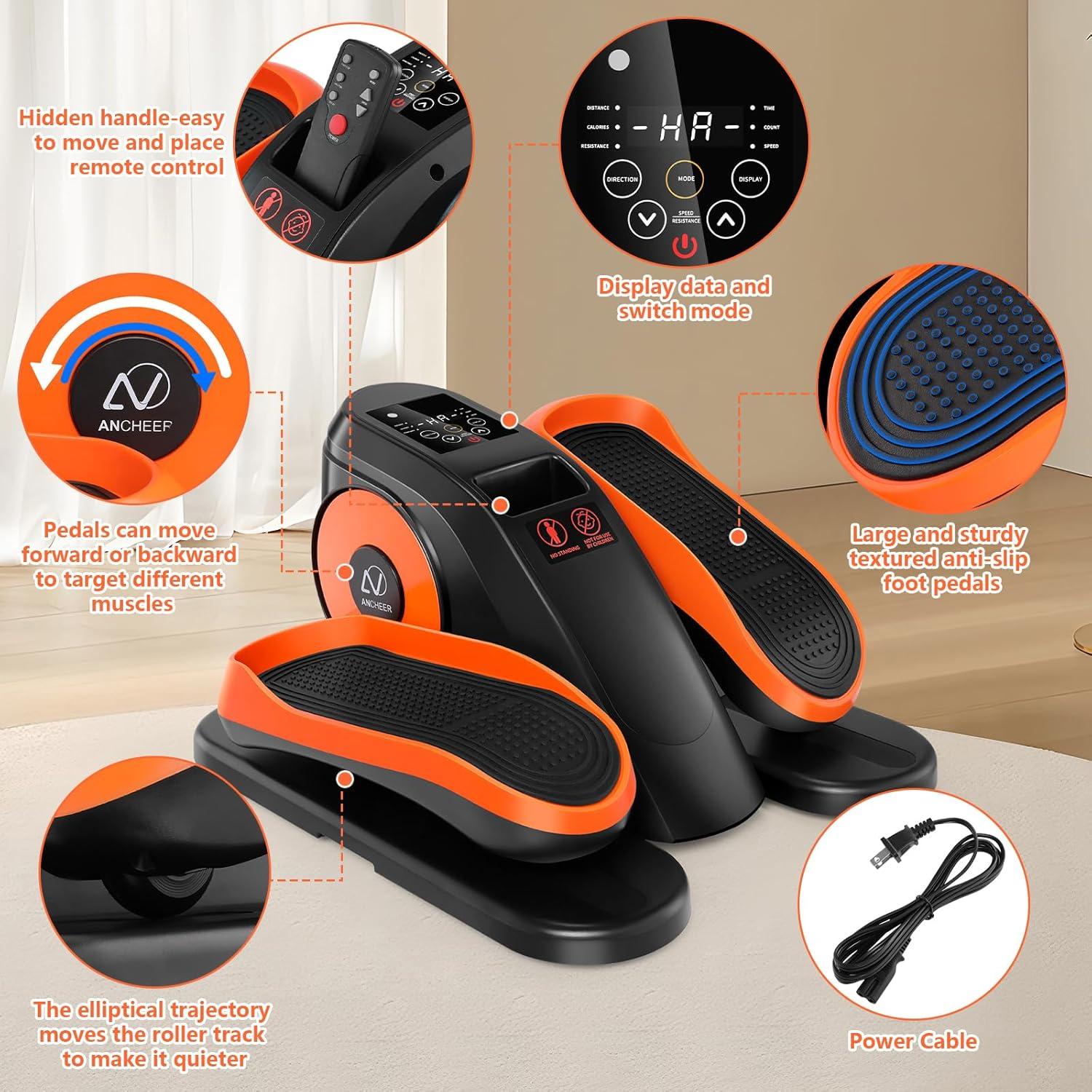 Ejercitador Elíptico Bajo Escritorio ANCHEER AR-64 12 Niveles