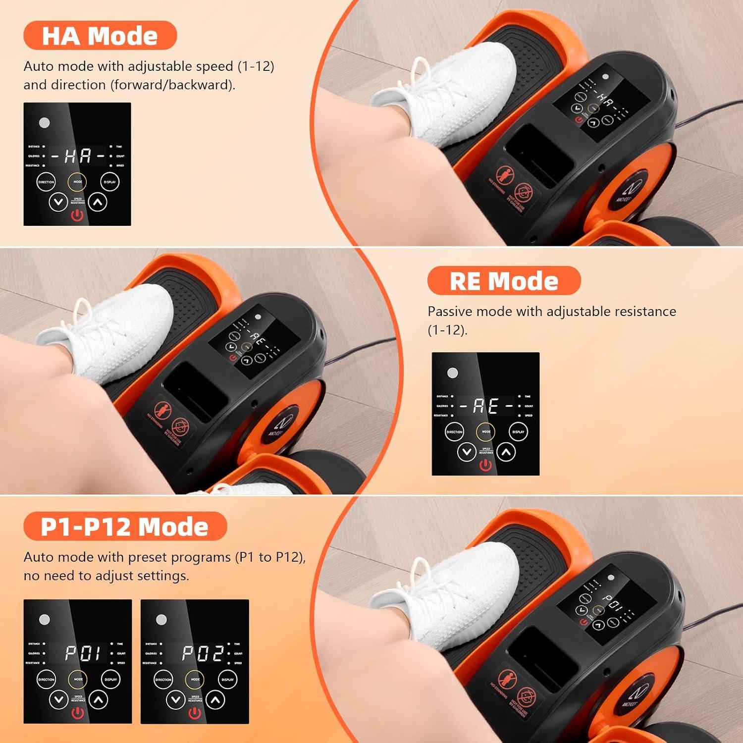 Ejercitador Elíptico Bajo Escritorio ANCHEER AR-64 12 Niveles