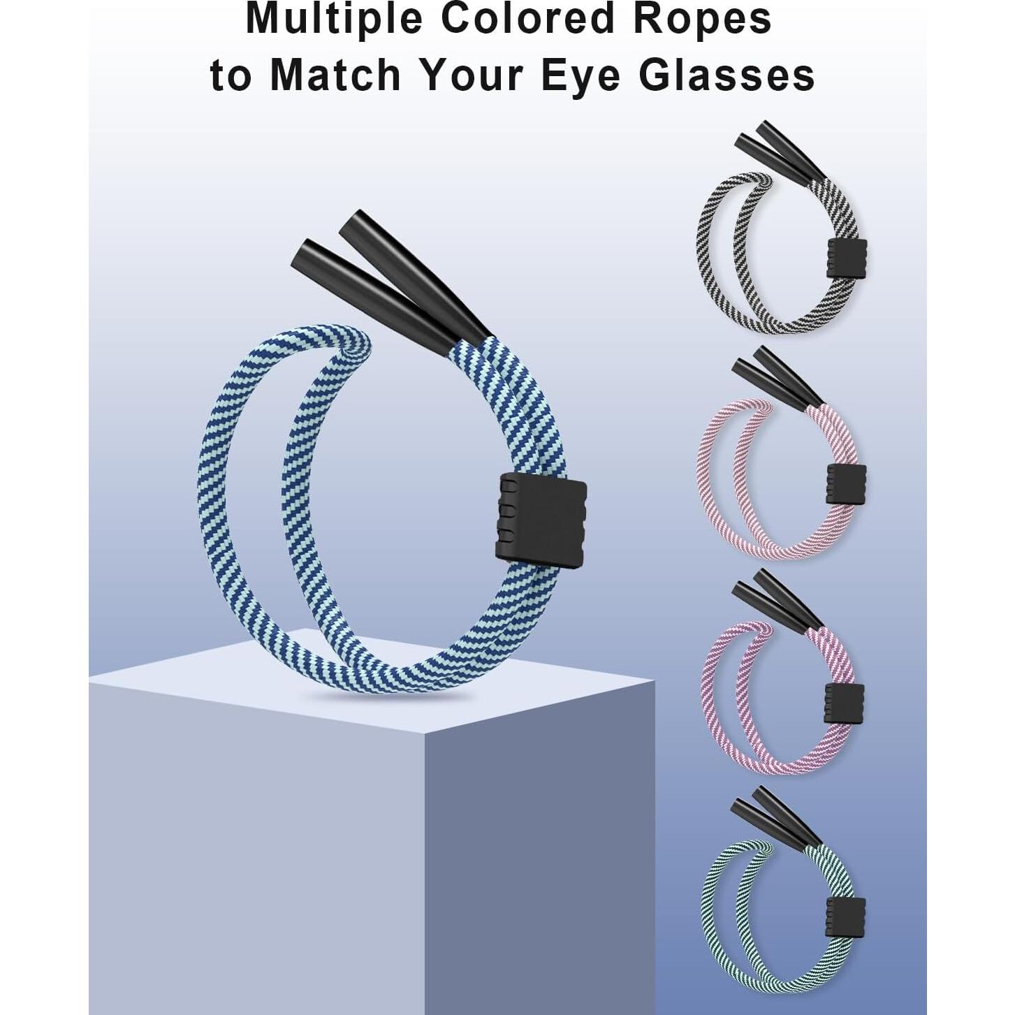 Paquete de 3 correas para gafas de sol - Ajustables y cómodas