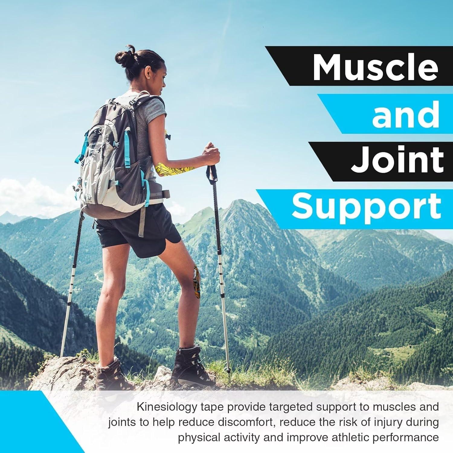 Cinta Kinesiológica OK TAPE Hipoalergénica 2 Rollos 5cm x 5m