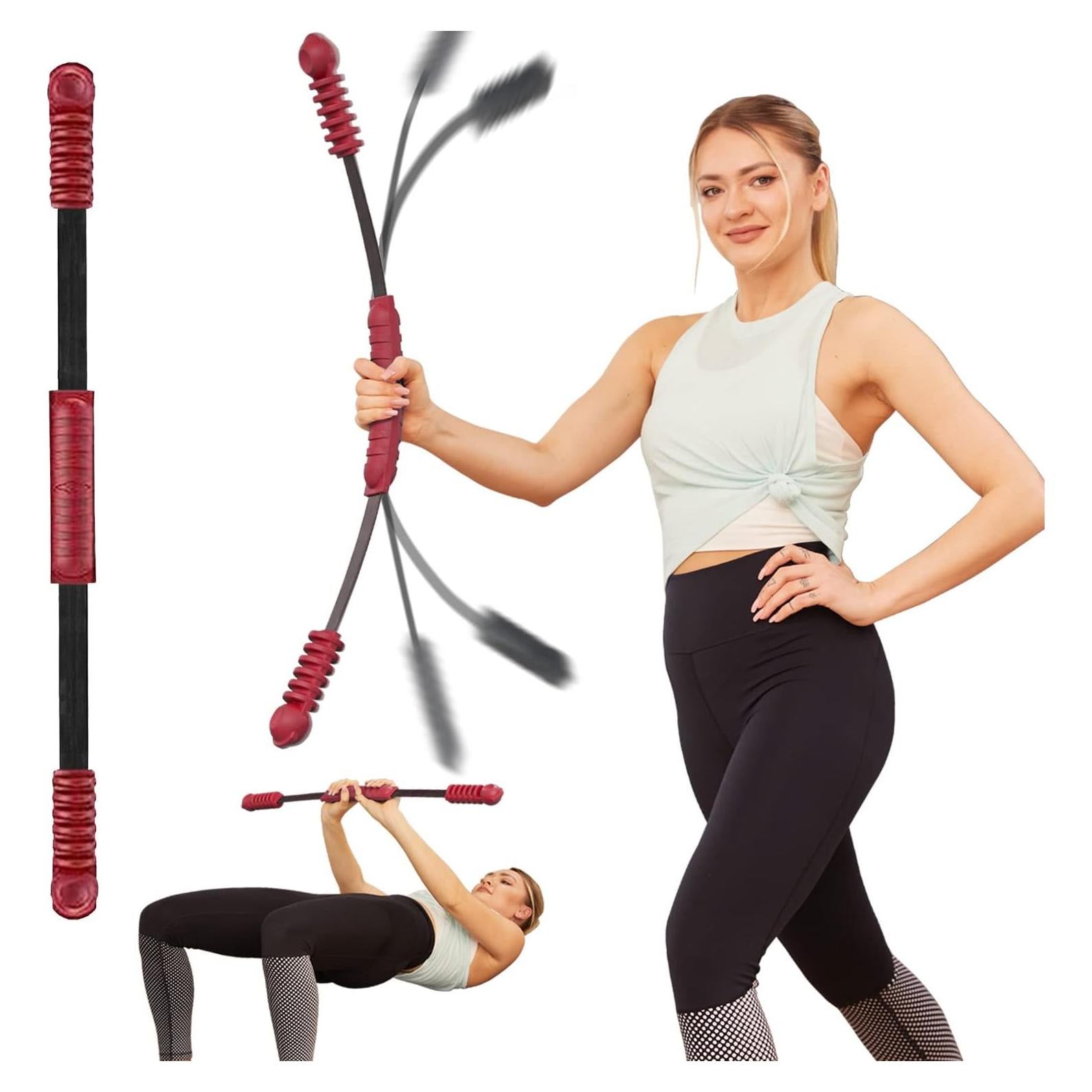 Barra de Fitness Elástica Hotwave para Ejercicio y Rehabilitación