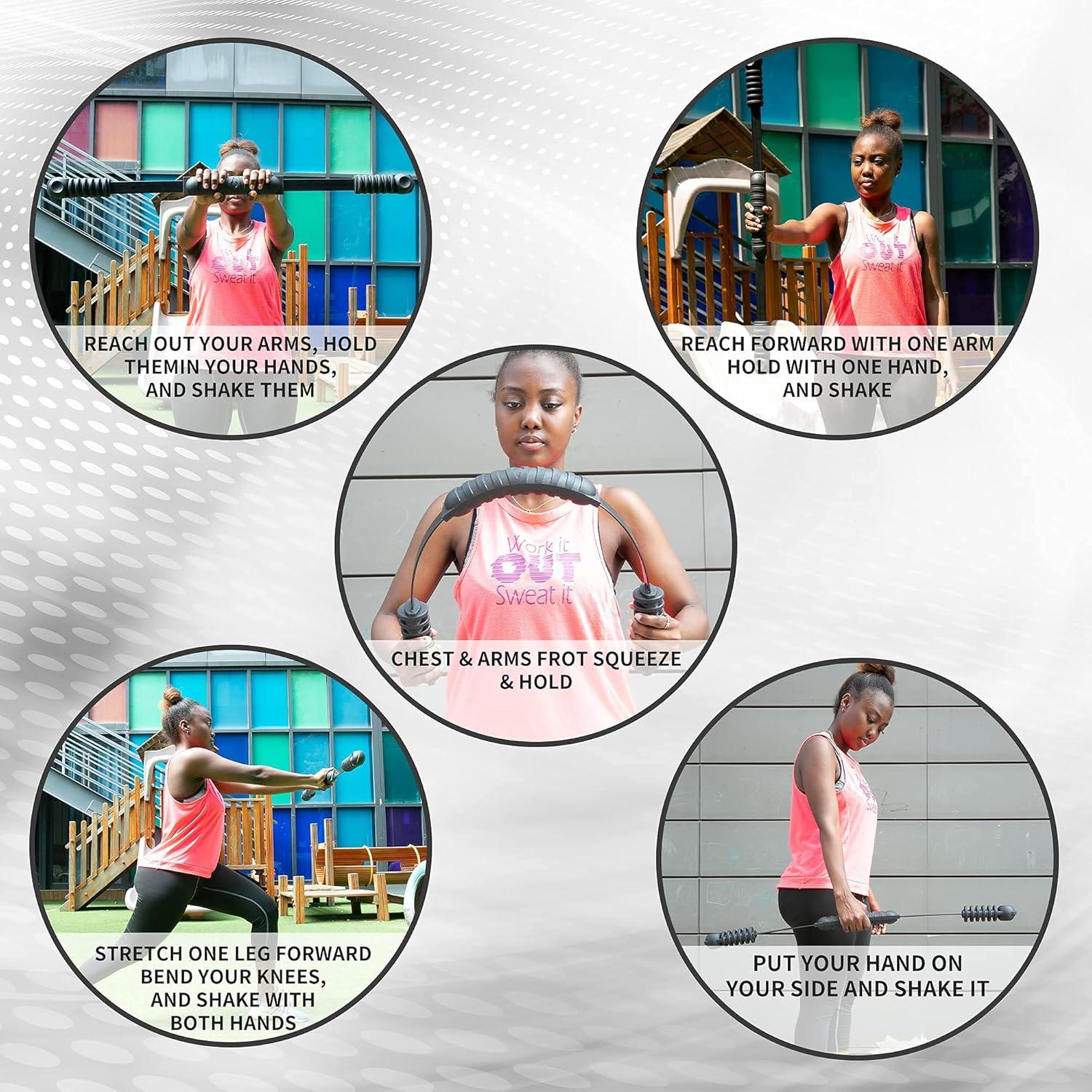 Barra de Fitness Elástica Hotwave para Ejercicio y Rehabilitación