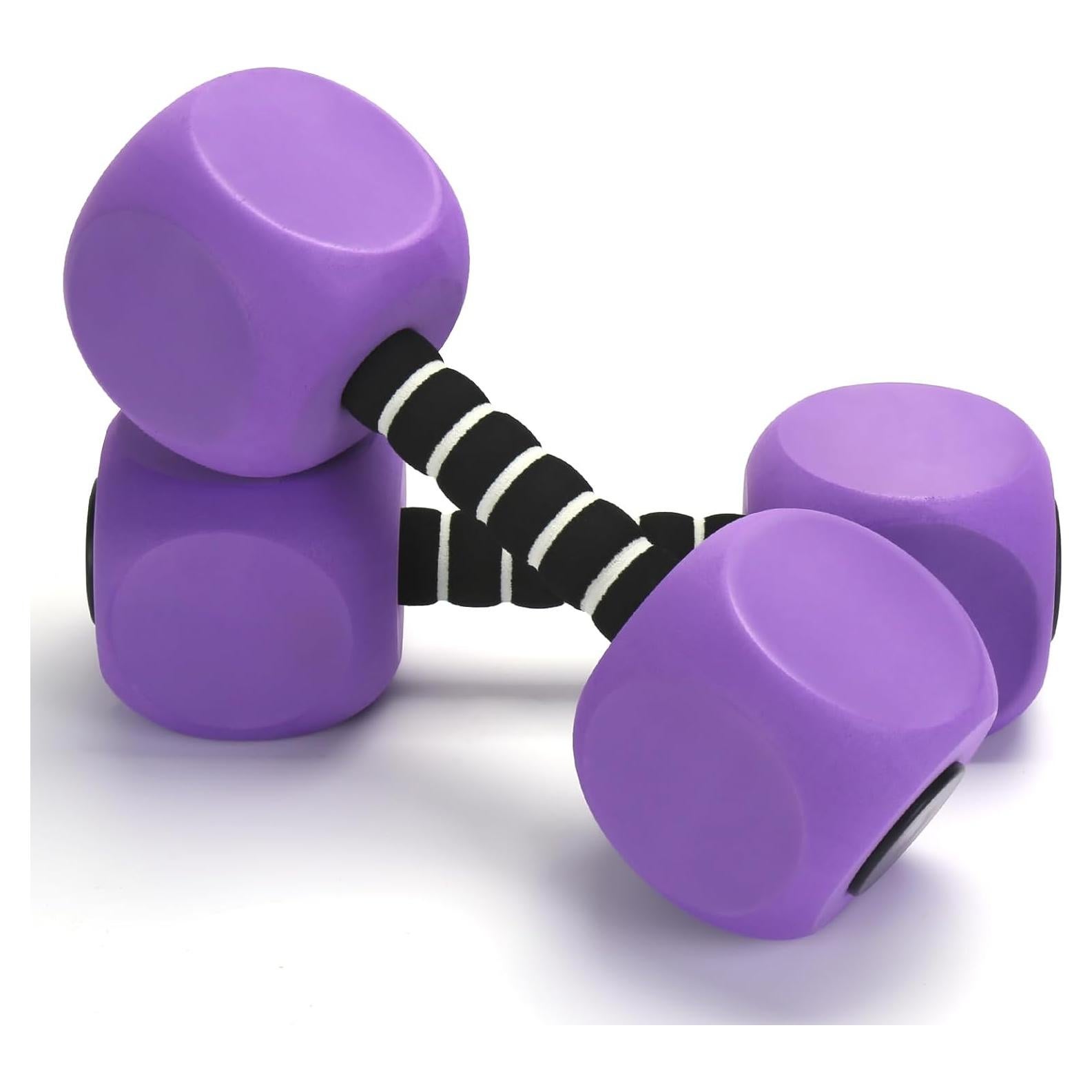 Mancuernas de Agua Outamateur 2Pack EVA 26.9x8.9cm Púrpura