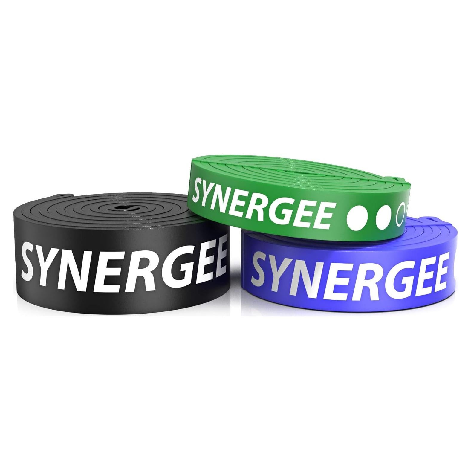 Bandas de Resistencia Synergee - Juego de 3 para Pull Up y Ejercicio