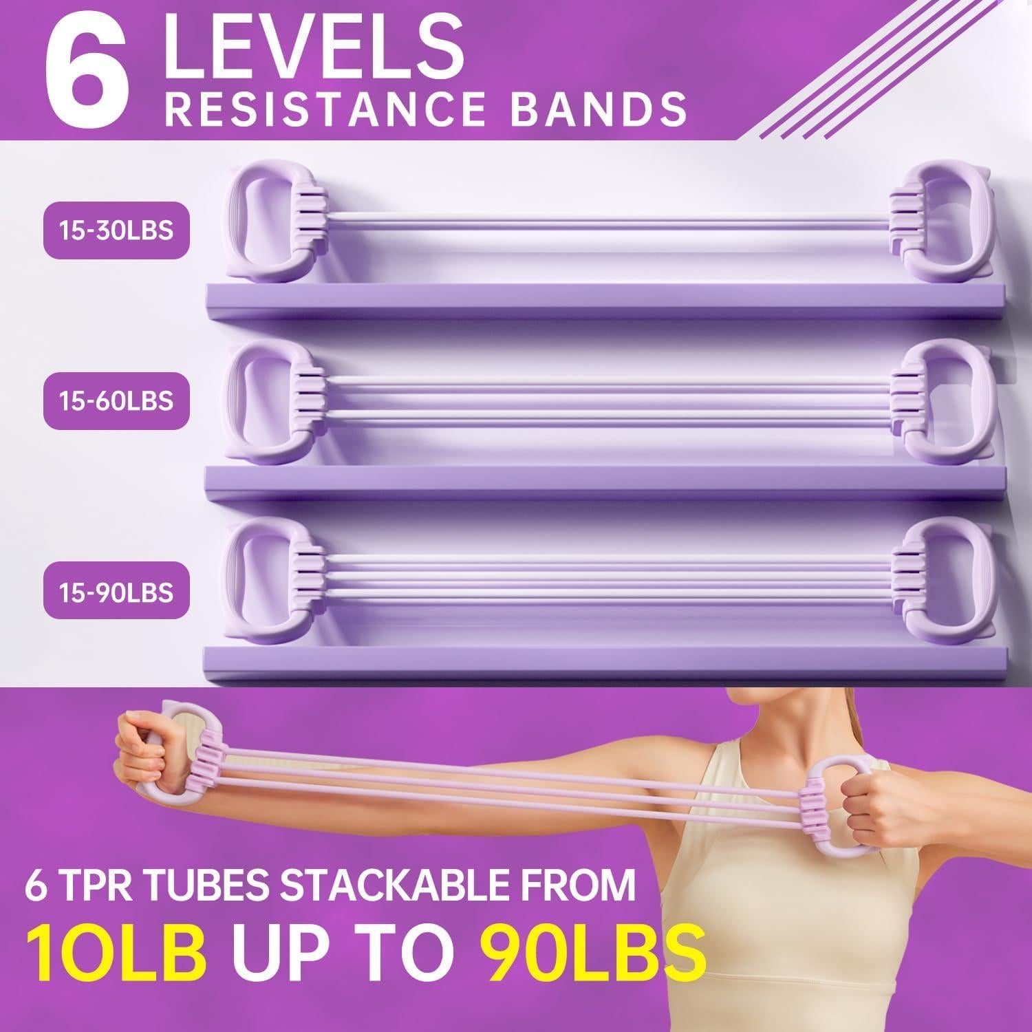 Bandas de Resistencia KZ-ADRP con Mangos Ergonómicos 60cm