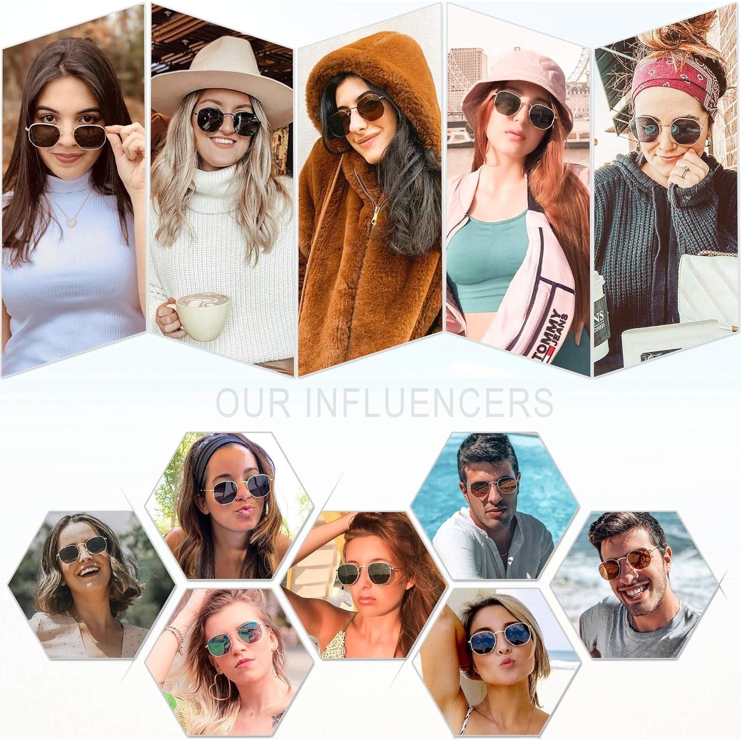 Gafas de sol polarizadas SojoS SJ1072 para mujeres y hombres