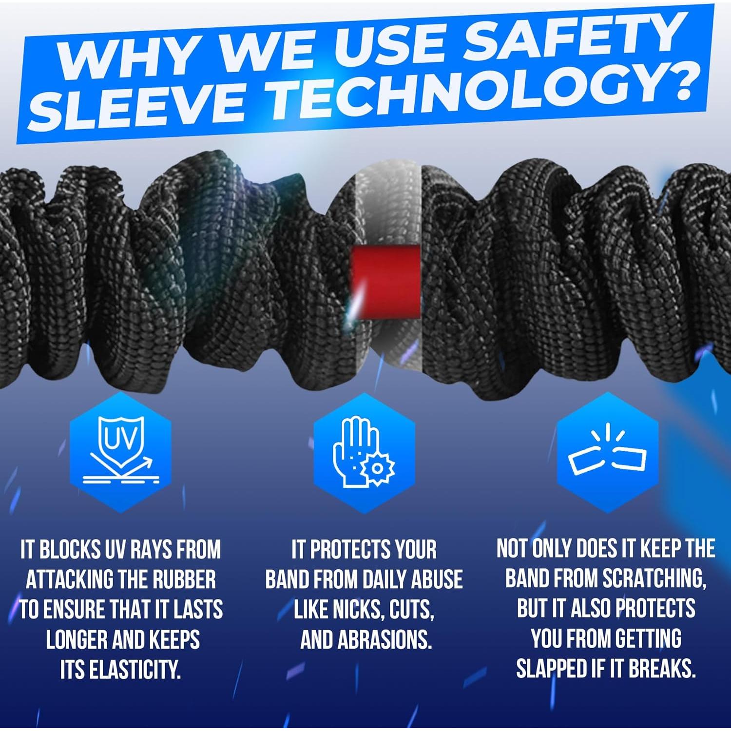 Bandas de Resistencia FITCORD 8.16 kg para Entrenamiento de Fuerza