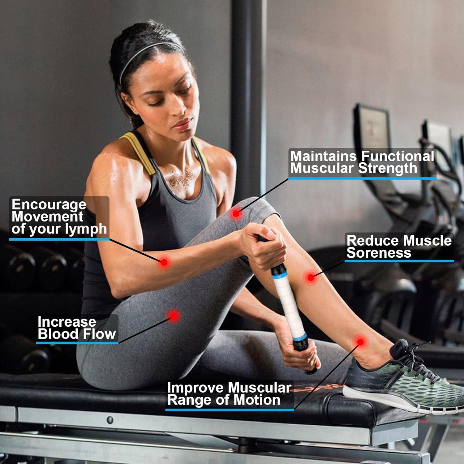 Rodillo de Masaje iGreely 43 cm para Alivio Muscular