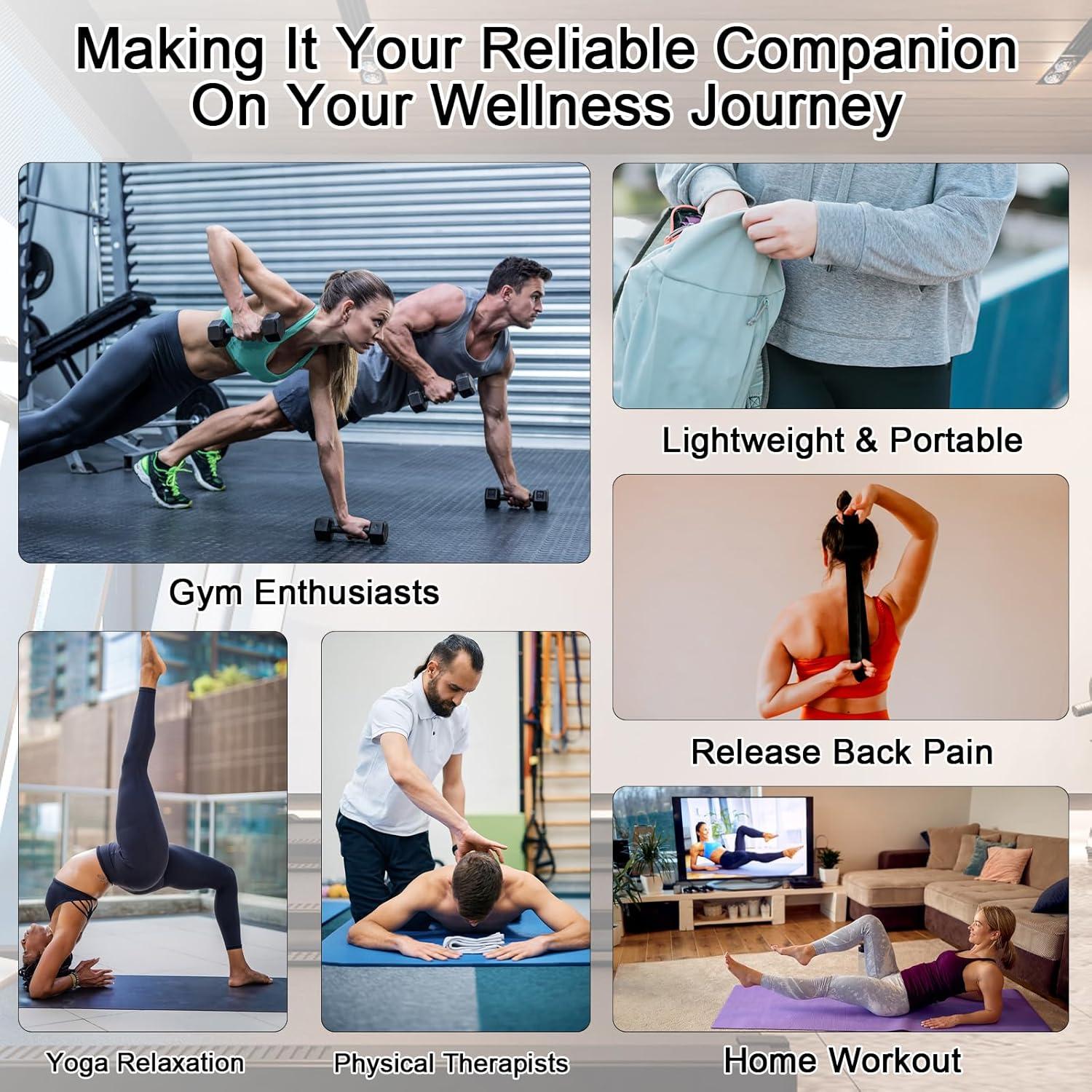 Rodillo de Masaje iGreely 43 cm para Alivio Muscular