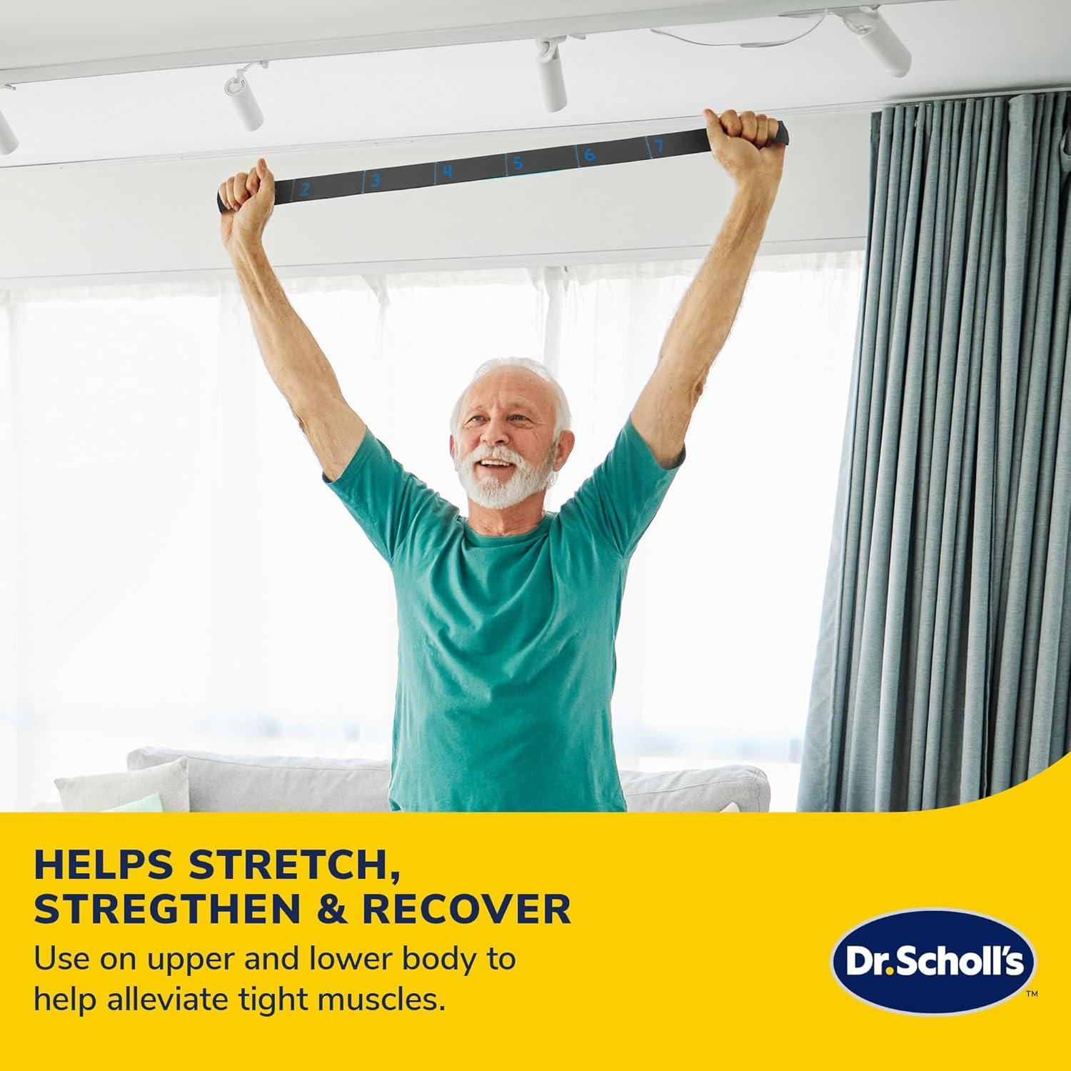 Correa de Estiramiento Flexible Dr. Scholl - 8 Niveles de Resistencia
