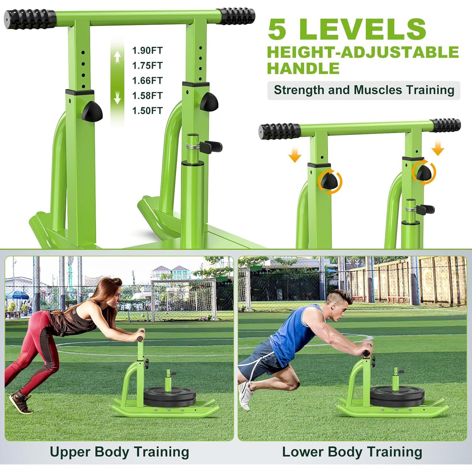 Trineo de Peso Choiana SP0513 para Entrenamiento de Fuerza