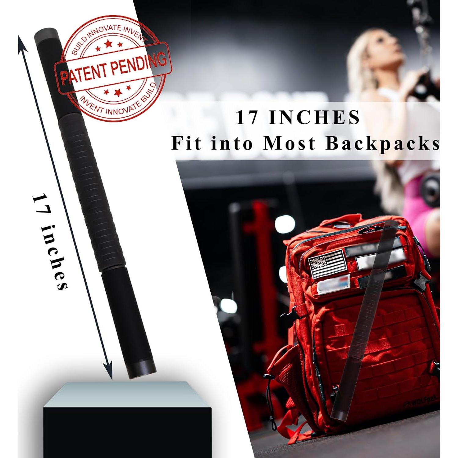 Palillo de Masaje para Músculos FstChoyis - 43.2 cm Negro