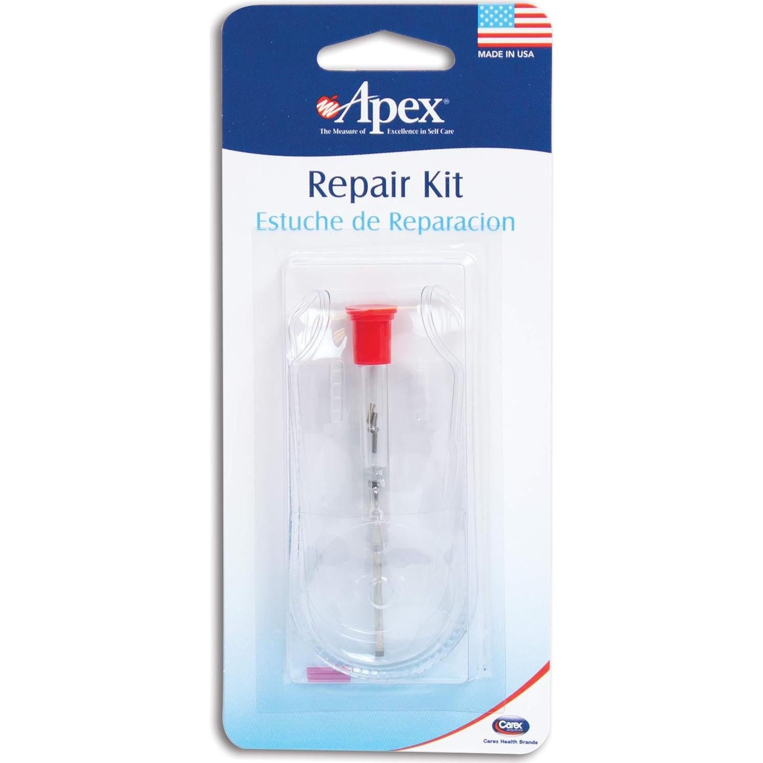 Kit de Reparación de Gafas Apex - 4 Piezas con Destornillador