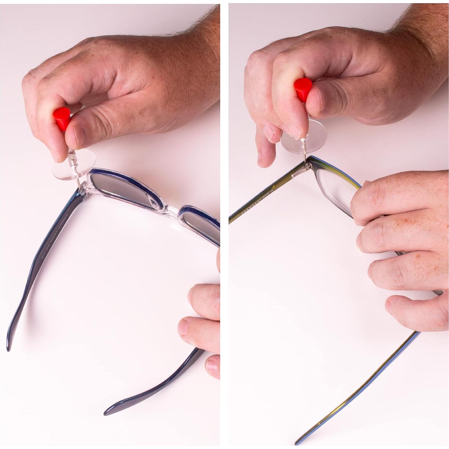 Kit de Reparación de Gafas Apex - 4 Piezas con Destornillador