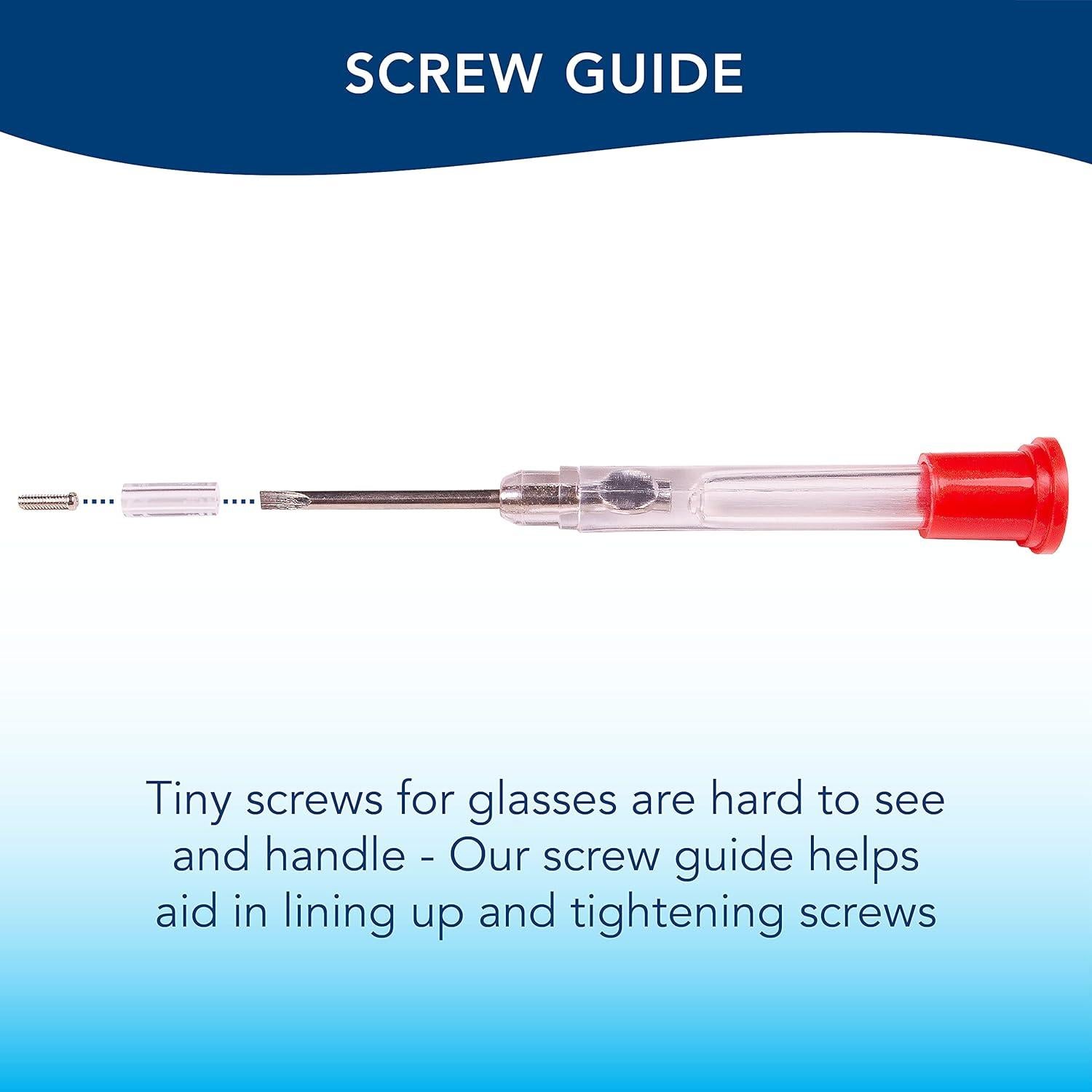 Kit de Reparación de Gafas Apex - 4 Piezas con Destornillador