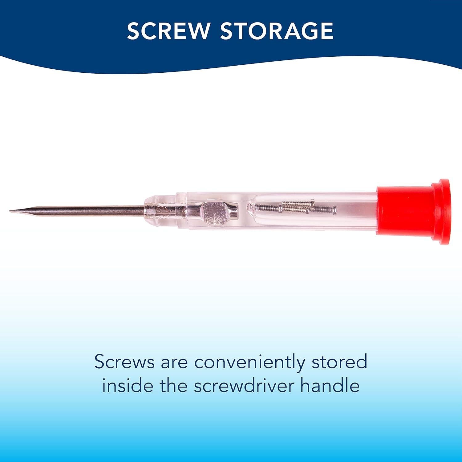 Kit de Reparación de Gafas Apex - 4 Piezas con Destornillador