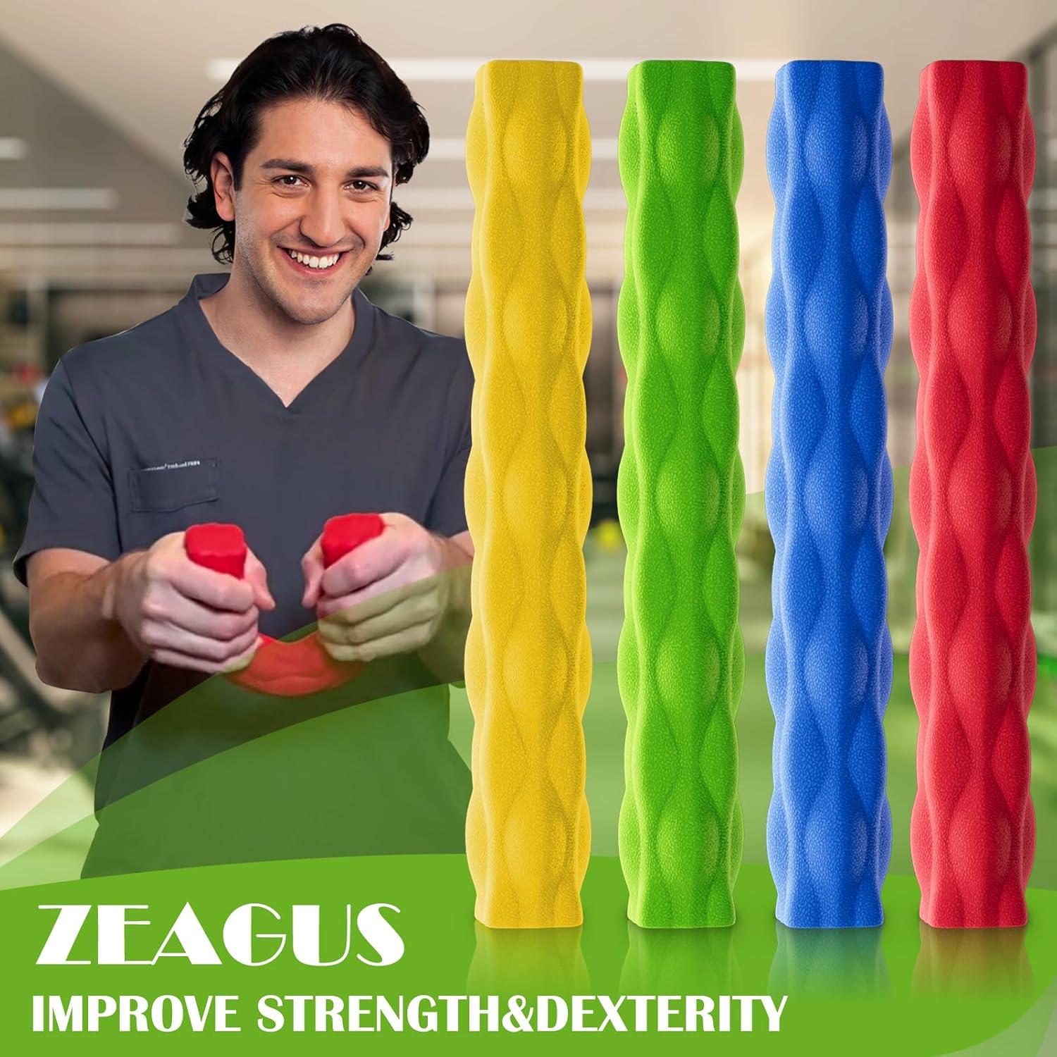 Barra de Resistencia ZEAGUS para Terapia Física 4 Piezas