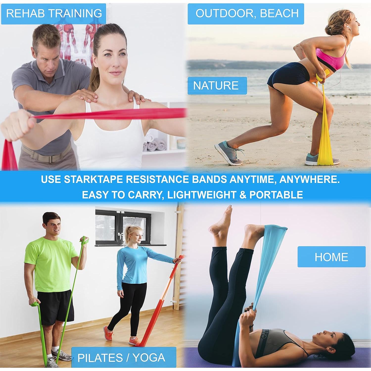 Banda de Resistencia Starktape Láttex 1.62m - Ligera 4.54kg