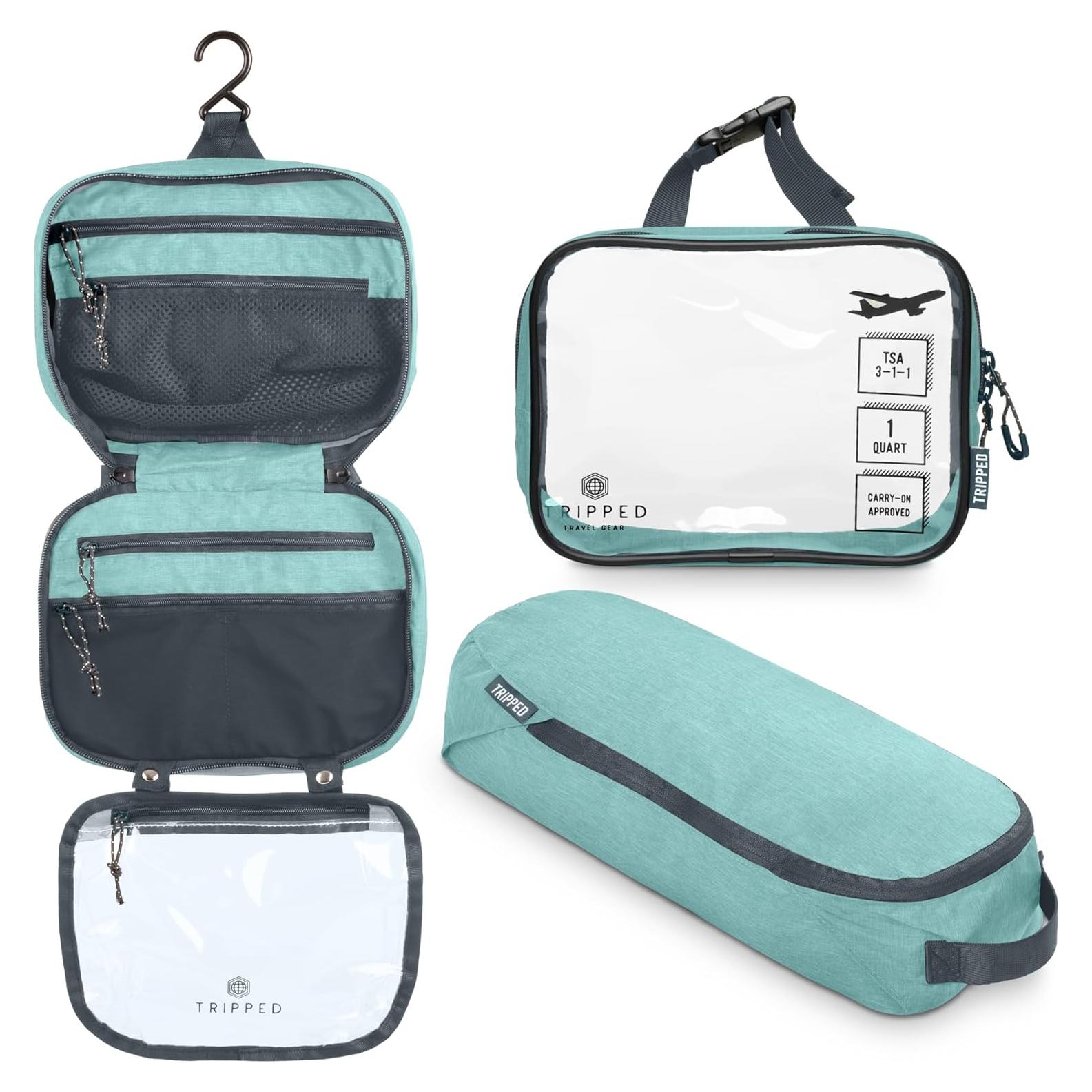 Juego de Neceseres TRIPPED Viaje Colgante + Bolsa TSA 311