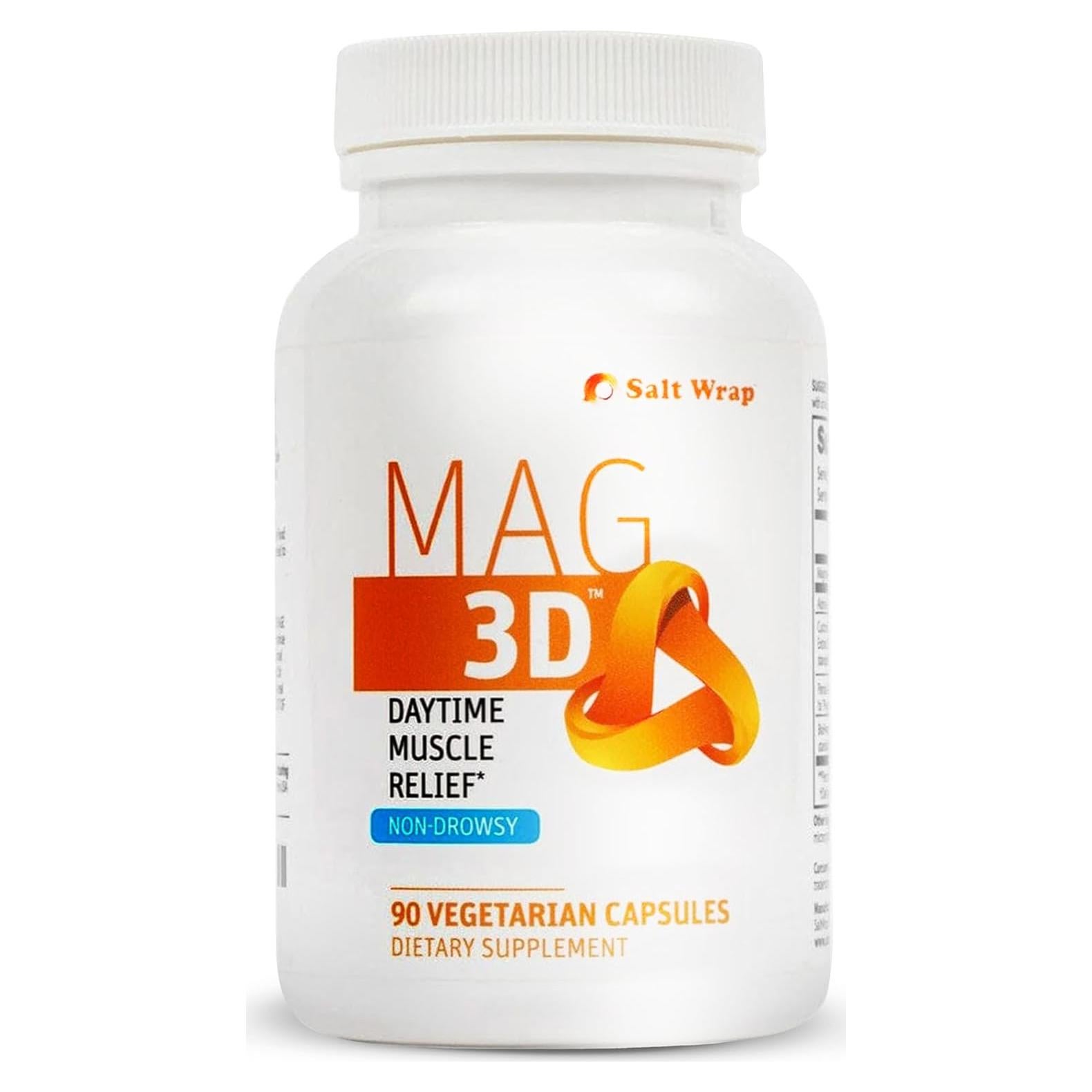 Suplemento Natural SaltWrap Mag 3D - Alivio Muscular y Nervioso