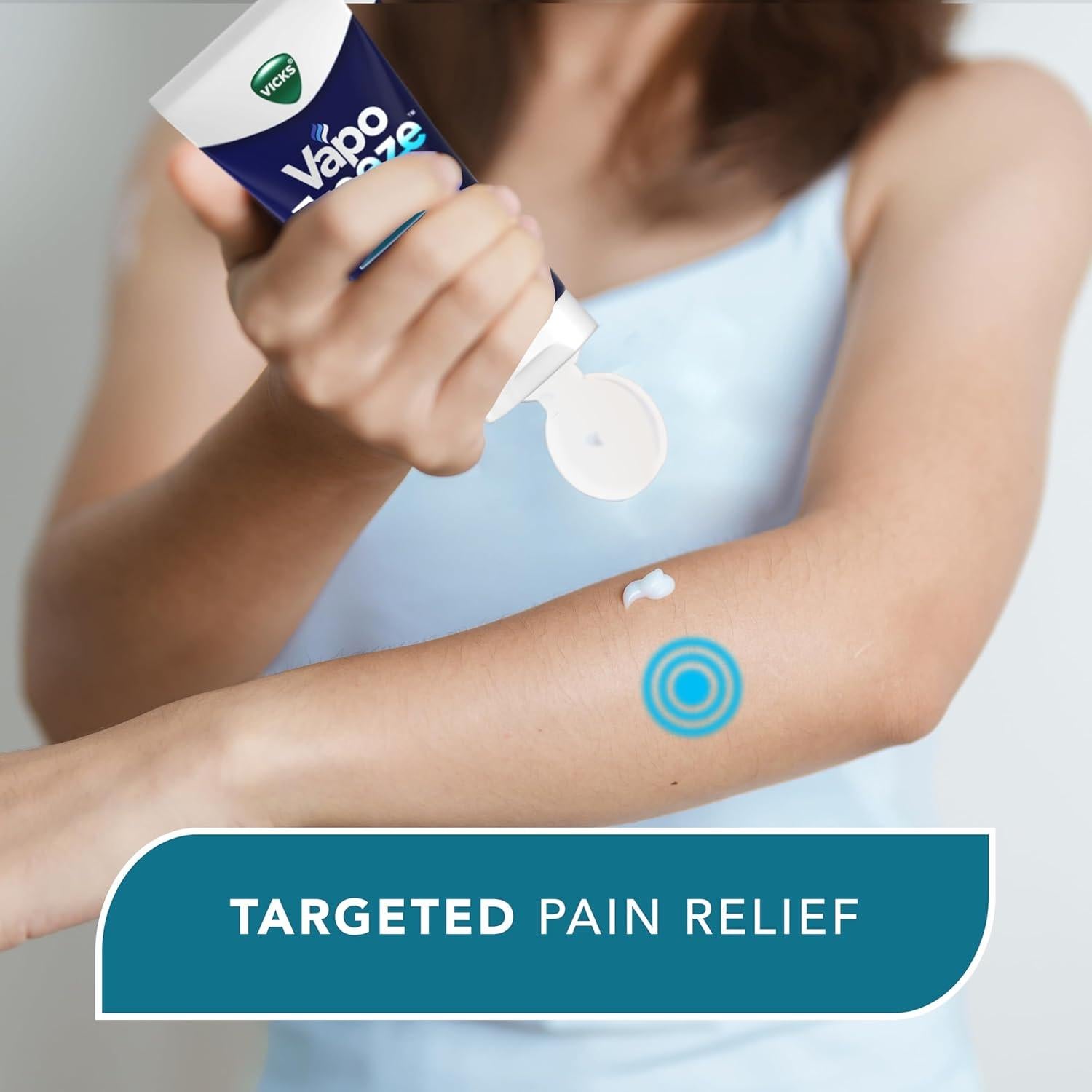 Crema Analgésica Vicks VapoFreeze 85g - Alivio Dolor Muscular y Articular