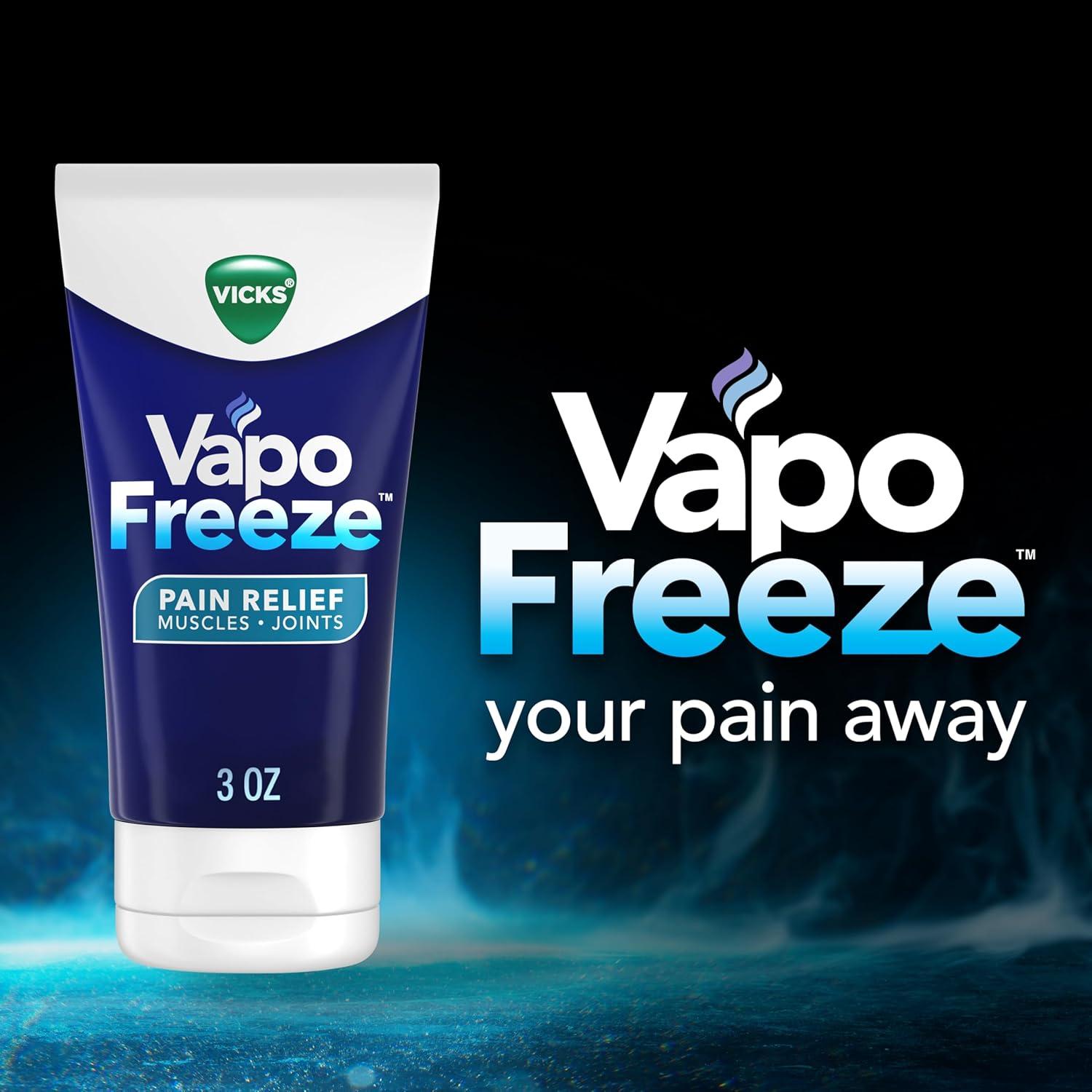 Crema Analgésica Vicks VapoFreeze 85g - Alivio Dolor Muscular y Articular