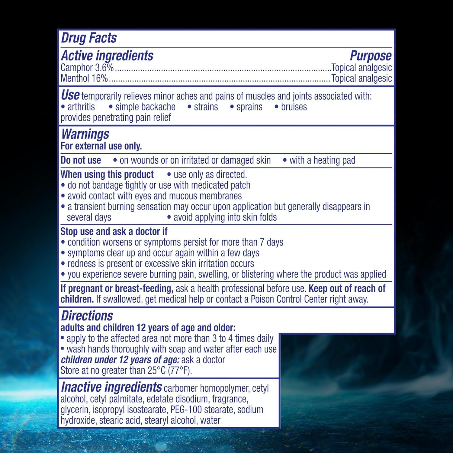 Crema Analgésica Vicks VapoFreeze 85g - Alivio Dolor Muscular y Articular