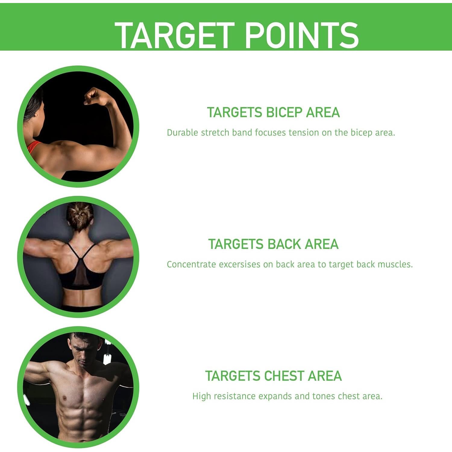 Banda de Resistencia Mind Reader YCHEX-BLU para Ejercicio