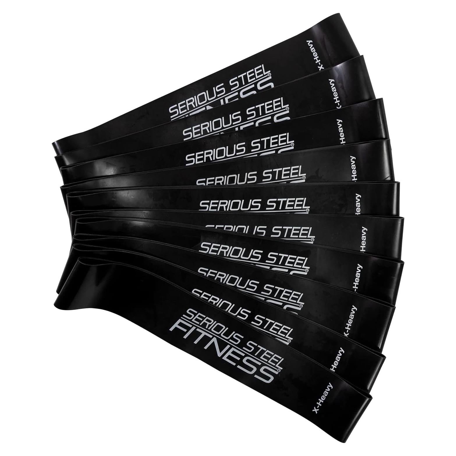 Bandas de Resistencia Mini Loop Serious Steel Fitness 10 Pzas