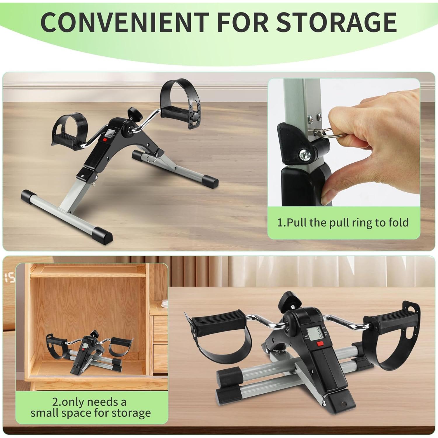 Ejercitador de Pedales Bajo Escritorio LIWEIWEI MI-TBJ1 Resistencia Ajustable