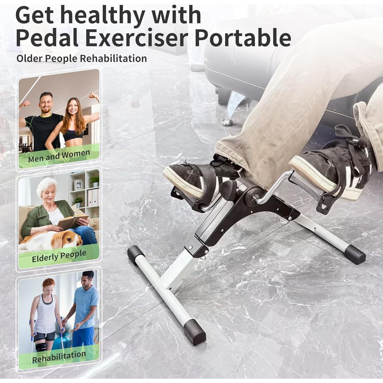 Ejercitador de Pedales Bajo Escritorio LIWEIWEI MI-TBJ1 Resistencia Ajustable